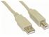 InLine USB 2.0 Kabel, A an B, beige, 10m (34550H)