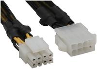 INLINE Strom Adapter 2x 4Pol ATX 1.3 zu 8Pol ATX 2.0
