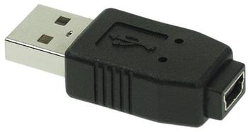 InLine USB 2.0 Adapter, Stecker A auf Mini-5pol Buchse (33500A)
