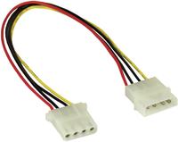 INLINE 4pin Molex Strom-Verl&auml;ngerung 0,50m