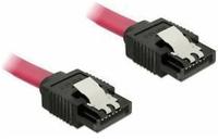 DELOCK Kabel SATA III 20cm rot ge/ge Met