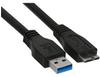 DINIC USB 3.0 Kabel A St. auf micro B St., 2m