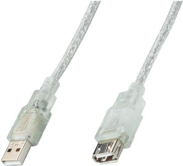 Wentronic USB 2.0 Kabel A Stecker > A Buchse 0.6m (68626)