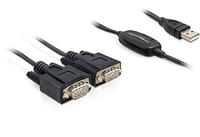 Delock Usb Kabel Usb - 2x D-sub9 St/st (61886)