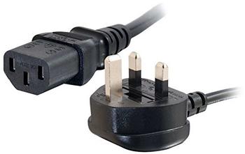 C2G Universal Power Cord - Stromkabel - IEC 320 EN 60320 C13 (W) - NEMA 5-15 (M) - 5 m - geformt (88516)