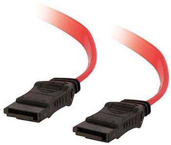 C2G Serial ATA-Kabel - Serial ATA, 7-polig - Serial ATA, 7-polig - 1 m - Translucent Red (81819)