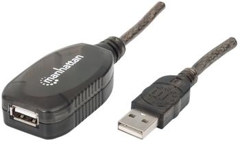 Manhattan Hi-Speed USB 2.0 Repeater Kabel (150958)