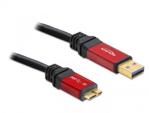 DeLock Kabel USB 3.0-A > micro-B Stecker / Stecker 2 m Premium (82761)