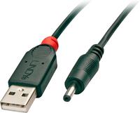 Lindy 70265 Adapterkabel USB A St - DC 2,50/0,7mm St 1,5m