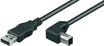 Goobay USB 2.0 Hi-Speed Kabel "A" Stecker > "B" 90° Winkelstecker (50856)