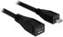 DeLock Kabel USB Verlängerung micro-B Stecker > micro-B Buchse 1m (83248)