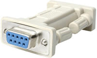 DB9 RS232 Serial Null Modem Adapter