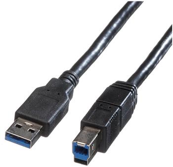 Roline USB 3.0 Kabel, Typ A-B 0,8m (11.02.8869)
