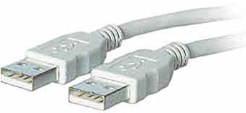 EFB Elektronik USB 2.0 Anschlusskabel A-A St-St 1,5m grau (K5253.1,5)