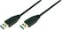 LogiLink Kabel USB 3.0 Typ-A auf Typ-A, Schwarz, 3m (CU0040)