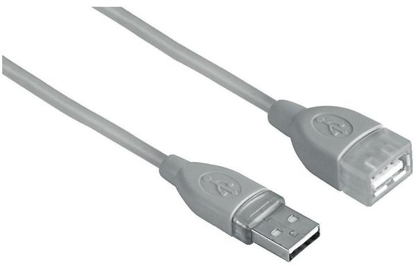 Hama USB-2.0-Verlängerungskabel, geschirmt, Grau, 0,5m (00039723) Test - ab  1,79 € (Januar 2024)