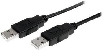 StarTech 1m USB 2.0 A auf A Kabel - Stecker/Stecker - Schwarz (USB2AA1M)