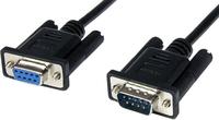 Startech SCNM9FM1MBK, StarTech.com Seriell DB9 RS-232 Nullmodemkabel - Schwarz -