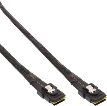 InLine SAS Anschlusskabel intern, Mini-SAS 36pin SFF-8087 an Mini-SAS 36pin SFF-8087, mit Sideband, 0,5m