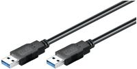 USB 3.0 A/A - Schwarz - 0.50m