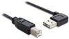 Delock Kabel Easy USB 2.0-A 90G gewinkelt > B Stecker/Stecker 3 m