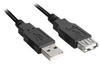 Sharkoon 4044951015405 USB-Kabel 1 m USB A schwarz – USB-Kabel (1 m, USB A, USB