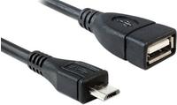 Delock 50cm Usb Micro-b/usb2.0-a - 0,5 M - Micro-usb B - Usb A - Usb 2.0 -