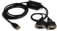 Startech.com 2 Port Ftdi Usb Auf Seriell Rs232 Adapter - Usb Zu Rs-232 Kabel