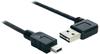 DELOCK Kabel Easy USB 2.0-A 90G gewinkelt > Mini USB 5 Pin Stecker/Stecker 5 m