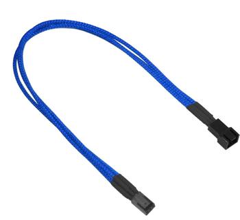 Nanoxia 3-Pin Molex Verlängerung - 30 cm - blau