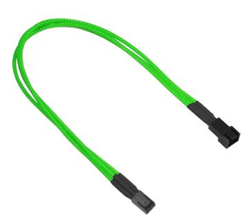 Nanoxia 3-Pin Molex Verlängerung - 30 cm - neon-grün