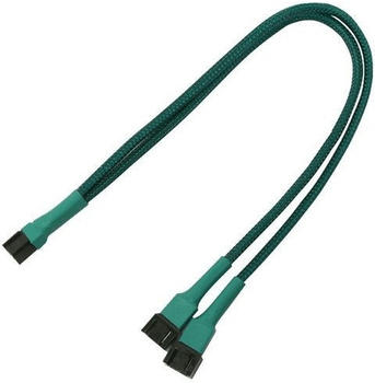 Nanoxia 3-Pin Y-Kabel - 30 cm - grün