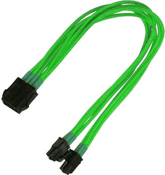 Nanoxia 8-Pin EPS Verlängerung - 30 cm - neon-grün
