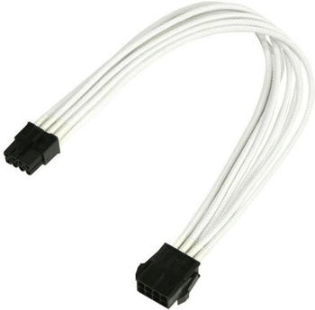 Nanoxia 8-Pin PCI-E Verlängerung - 30 cm - weiß