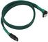 Nanoxia SATA 3.0 Kabel abgewinkelt 45 cm, grün