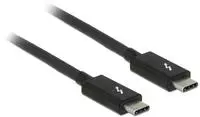Delock 84847 Kabel Thunderbolt 3 USB-C auf USB-C Stecker 2m schwarz