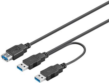Goobay USB 3.0 Y-Kabel 0,3m (95749)