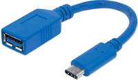 Manhattan USB 2.0, USB 3.2 Gen 1 (USB 3.0) Adapter [1x USB 3.2 Gen 1 Buchse A (USB