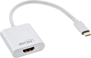 InLine USB Typ-C zu HDMI (silver)(64101S)