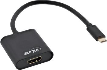 InLine USB Typ-C zu HDMI (schwarz)(64101B)