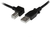 StarTech.com 2m USB 2.0 A auf B Kabel links gewinkelt - St/St - USB Druckerkabel -