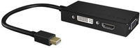 Icy Box Ib-ac1032 Displayport-hdmi Bk 3-in-1 Mini Displayport Zu Hdmi (60234)