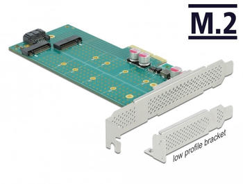 DeLock PCIe 4.0 x4 > M.2 SATA / M.2 NVMe (89047)