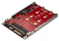 StarTech.com M.2 auf SATA Adapter - Dual Slot M.2 NGFF SSD Adapter f&uuml;r 2,5in