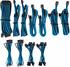 Corsair Premium PSU Cables Pro-Kit Typ 4 Gen 4 mit Einzelummantelung - blau/schwarz
