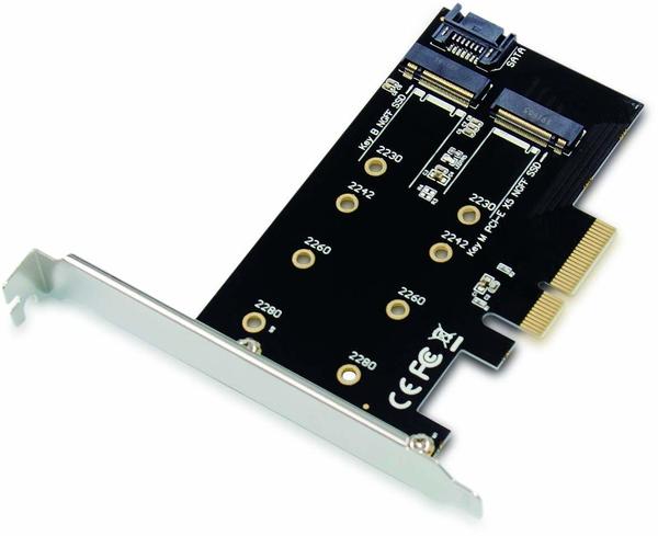 Conceptronic PCIe > M.2 SATA / NVMe (EMRICK04B)