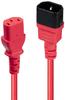 LINDY 05m IEC Verlaengerung red Peripheriegeräte & Zubehör Kabel & Adapter -