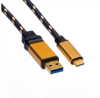 S-Impuls 77141-0.5, S-Impuls USB-A zu USB-C Adapterkabel, 5 Gbt/s Daten&uuml;bertragung