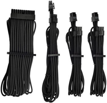 Corsair Premium PSU Cables Starter-Kit Typ 4 Gen 4 mit Einzelummantelung - schwarz