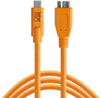 Tether Tools CUC3315-ORG, Tether Tools USB-C zu 3.0 Micro- B 4,60m orange